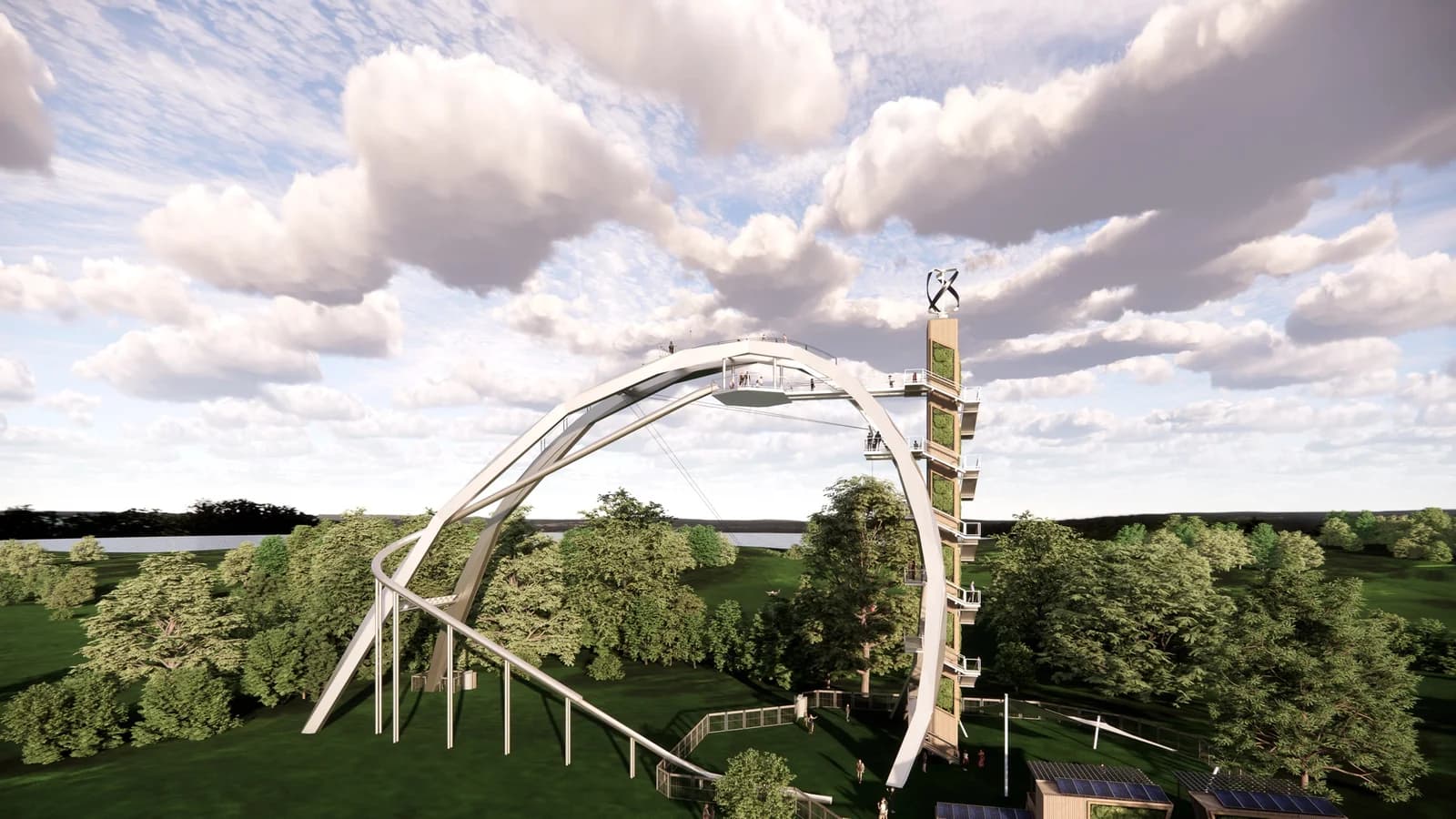 SkyLoop 360 eröffnet: Unser Rendering wird begehbar