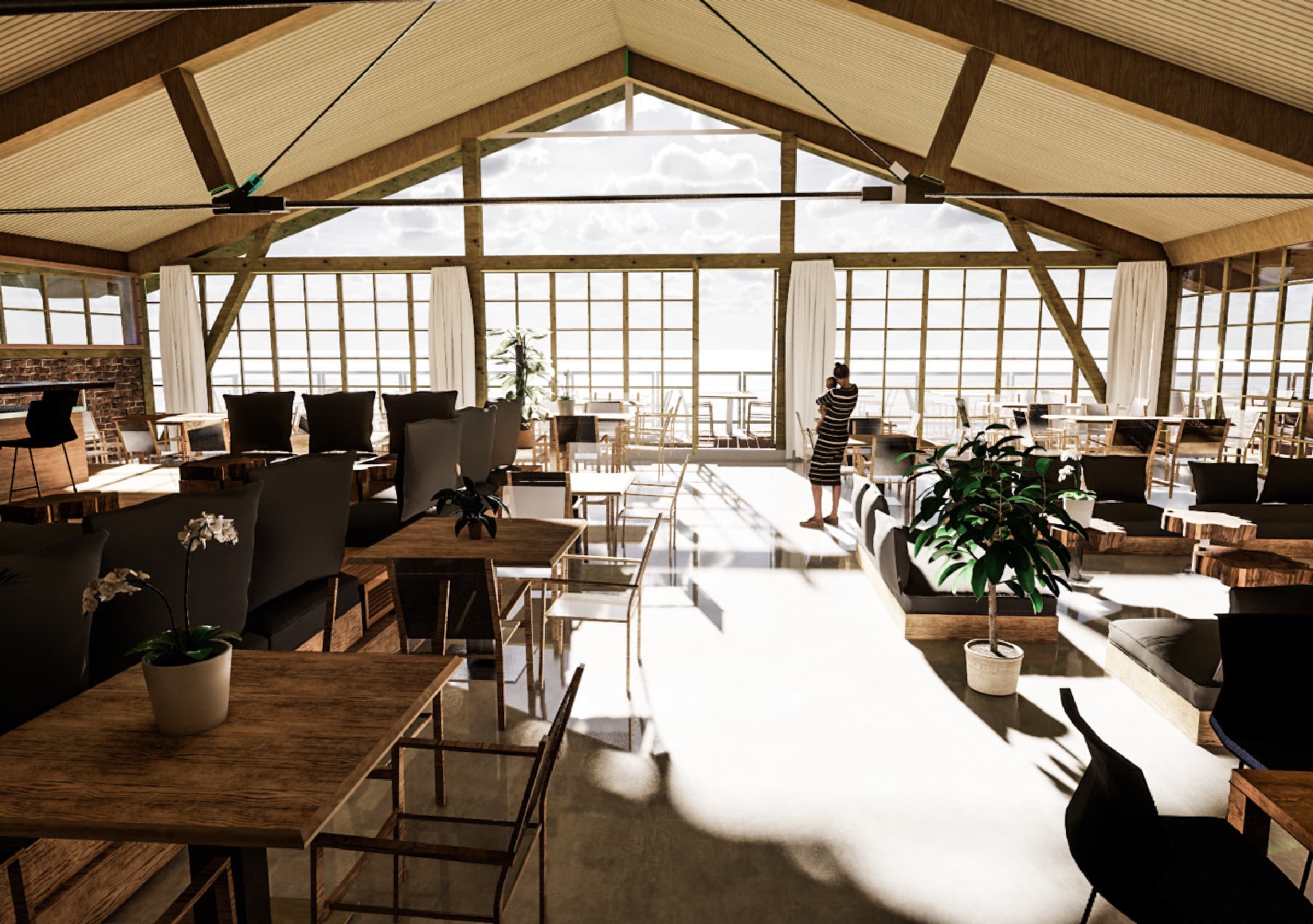 Seehaus Hopfensee — Rendering