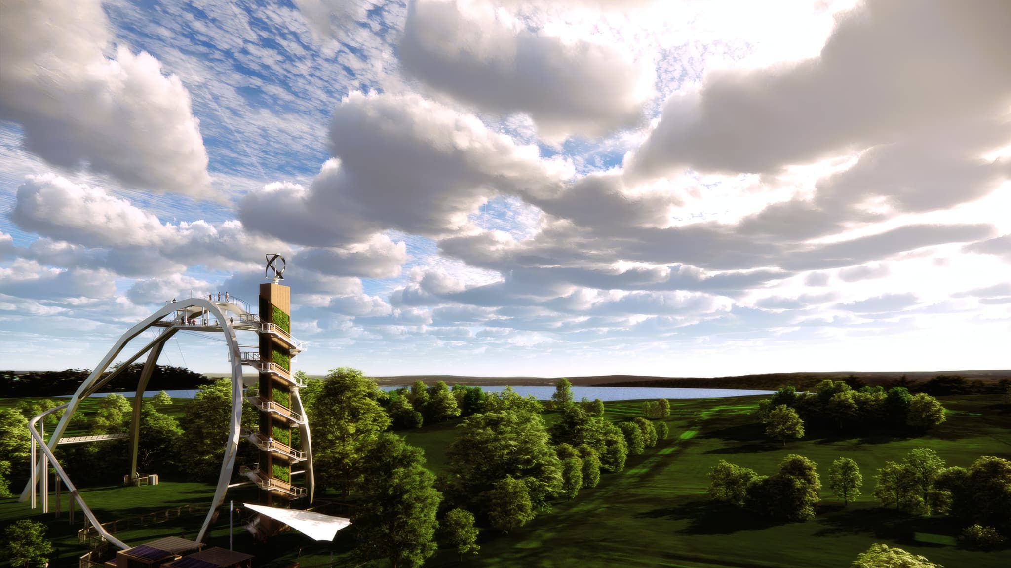 SkyLoop 360 — Aussichts- und Eventturm Mardorf — Ansicht 3